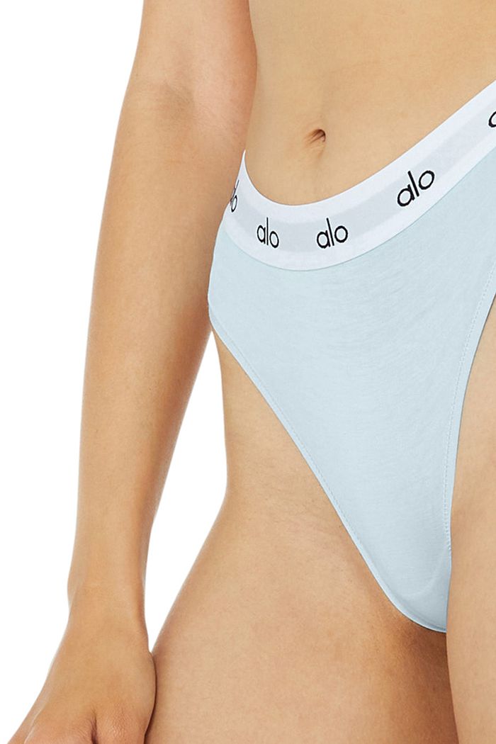 Ropa Interior Alo Yoga Icon Cheeky Mujer Azules | 234071VAL