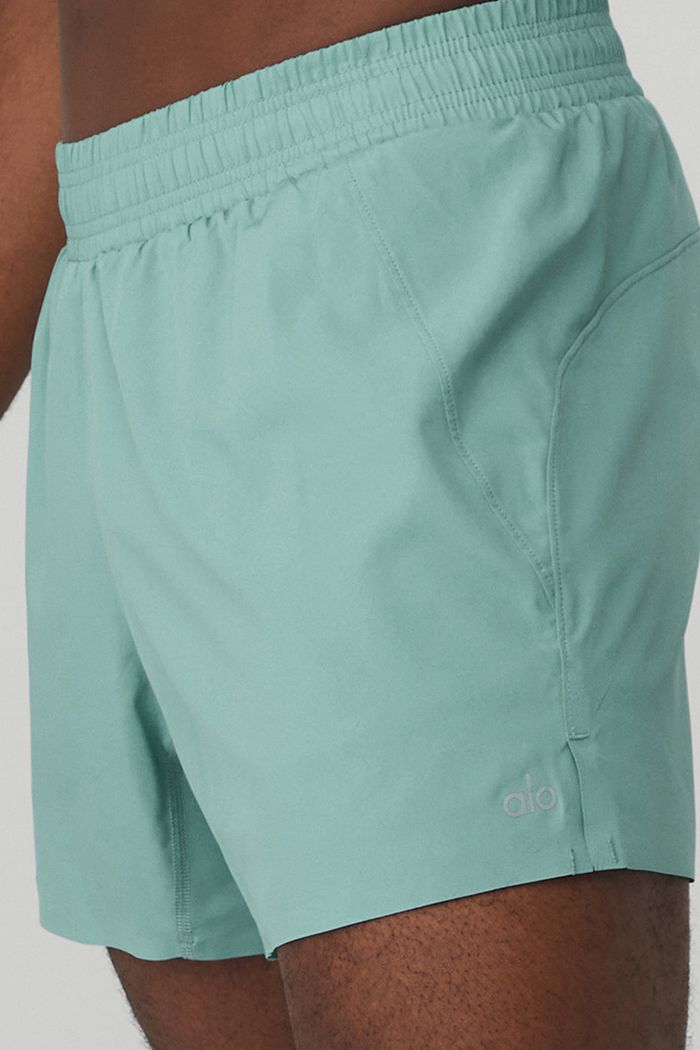 Short Alo Yoga 5'' Adapt Correr Hombre Azules | 698207VBP