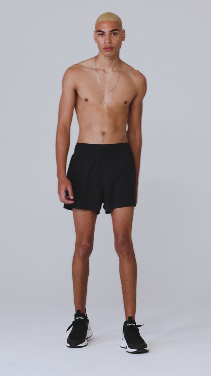 Short Alo Yoga 5'' Adapt Correr Hombre Azules | 698207VBP