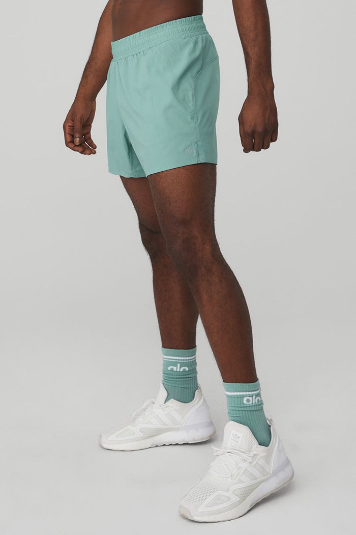 Short Alo Yoga 5\'\' Adapt Correr Hombre Azules | 698207VBP