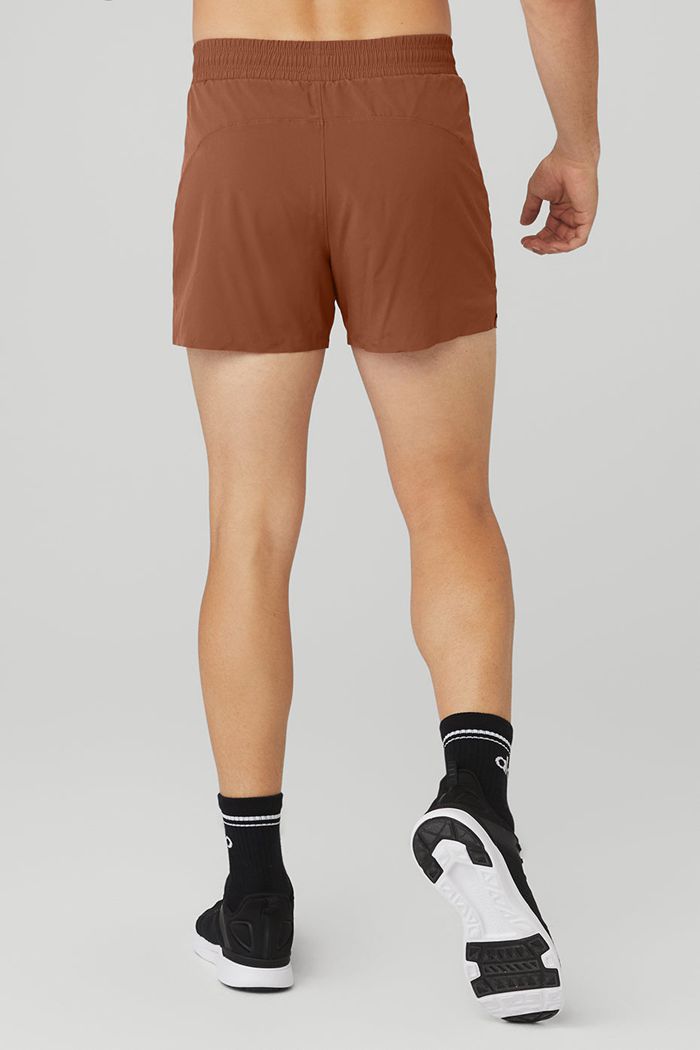 Short Alo Yoga 5'' Adapt Correr Hombre Rojos | 094231FKG