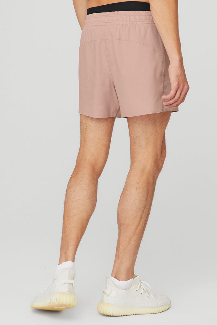 Short Alo Yoga 5'' Adapt Correr Hombre Rosas | 398027ZCV