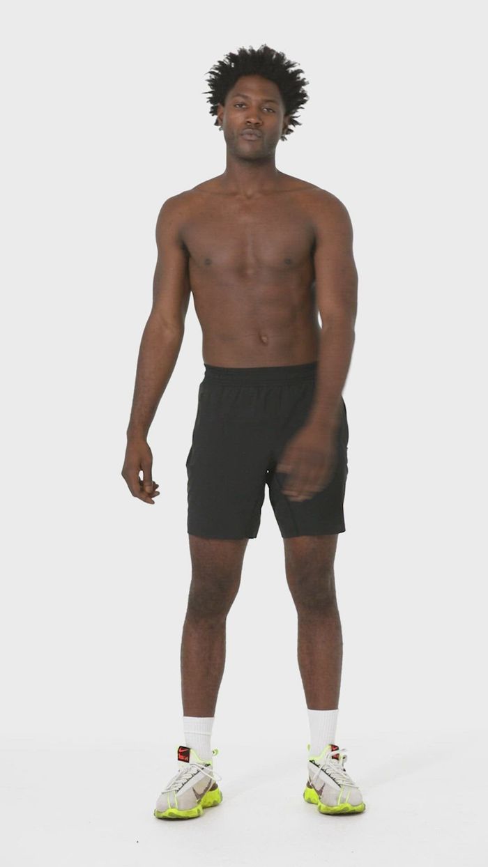 Short Alo Yoga 7 Advance 2-In-1 Hombre Negros | 036947WEB