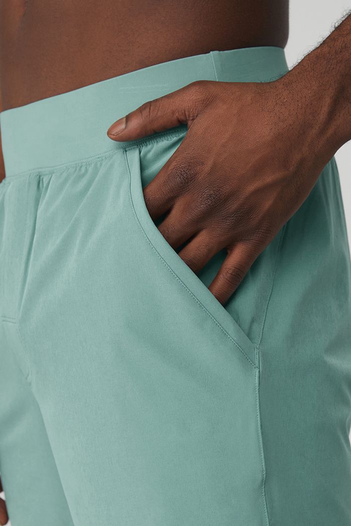 Short Alo Yoga 7'' Repetition Hombre Azules | 506193ZBL