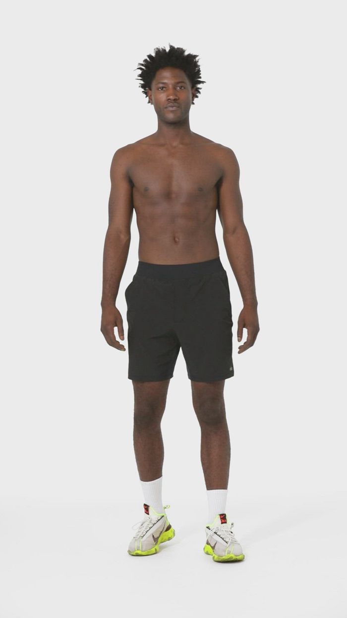 Short Alo Yoga 7'' Repetition Hombre Azules | 506193ZBL