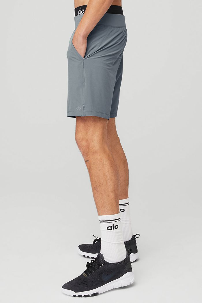 Short Alo Yoga 7'' Repetition Hombre Grises | 614723ZYV
