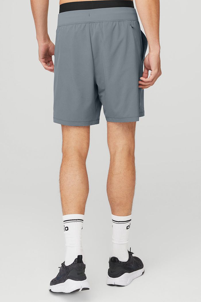 Short Alo Yoga 7'' Repetition Hombre Grises | 614723ZYV