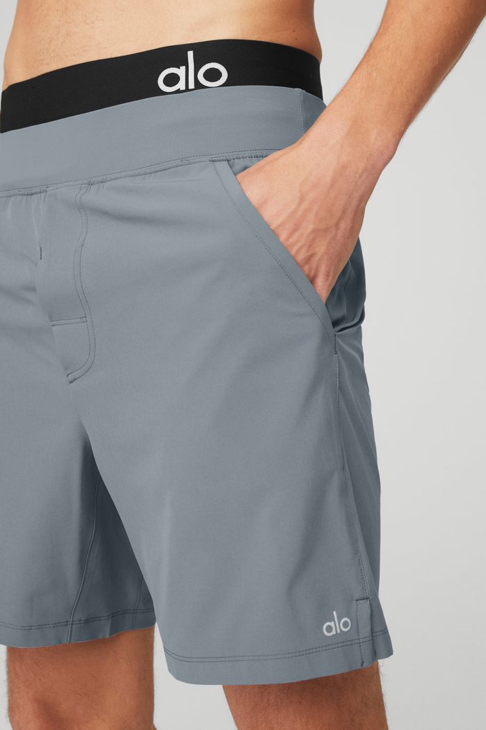 Short Alo Yoga 7'' Repetition Hombre Grises | 614723ZYV