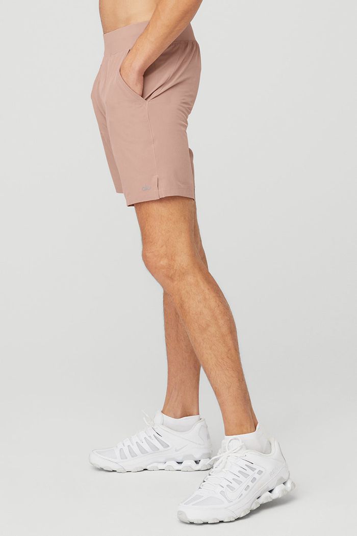 Short Alo Yoga 7'' Repetition Hombre Rosas | 276890LUS