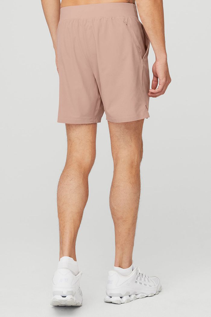 Short Alo Yoga 7'' Repetition Hombre Rosas | 276890LUS