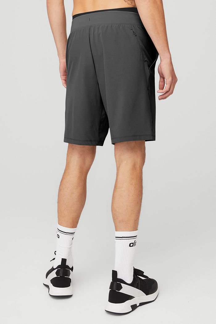 Short Alo Yoga 9'' Repetition Hombre Grises Oscuro | 087312FMT