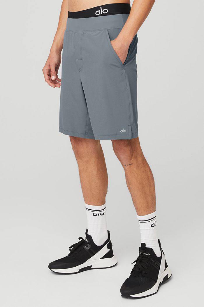 Short Alo Yoga 9'' Repetition Hombre Grises | 820743ARD
