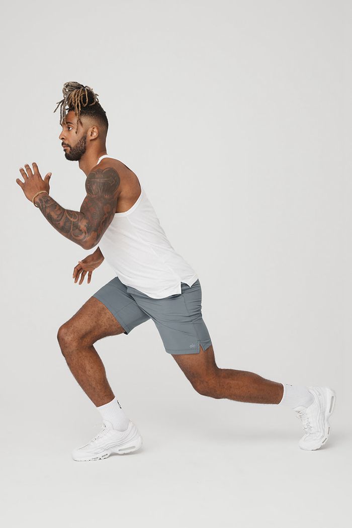 Short Alo Yoga 9'' Repetition Hombre Grises | 820743ARD