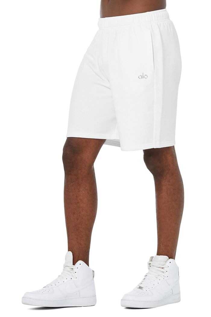 Short Alo Yoga Accolade Sweat Hombre Blancos | 379406ZKI