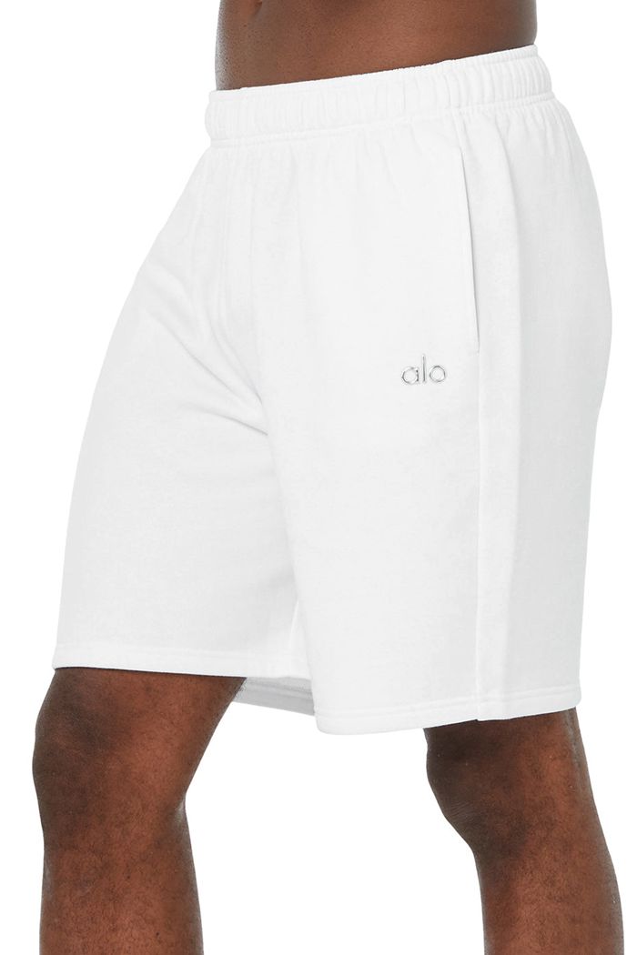 Short Alo Yoga Accolade Sweat Hombre Blancos | 379406ZKI
