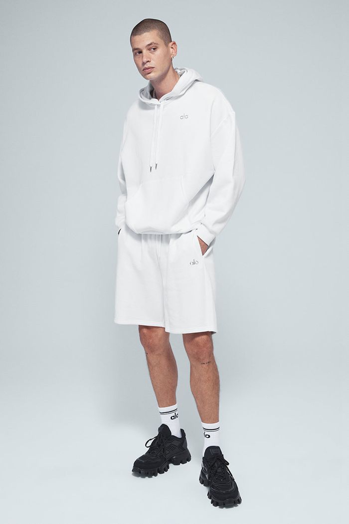 Short Alo Yoga Accolade Sweat Hombre Blancos | 379406ZKI