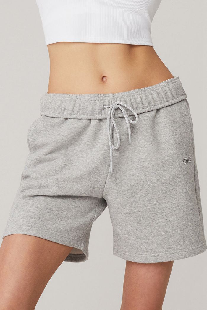 Short Alo Yoga Accolade Sweat Mujer Grises | 431627ZUM