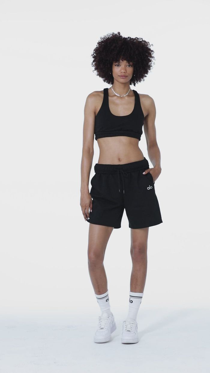 Short Alo Yoga Accolade Sweat Mujer Morados | 968072ZKQ