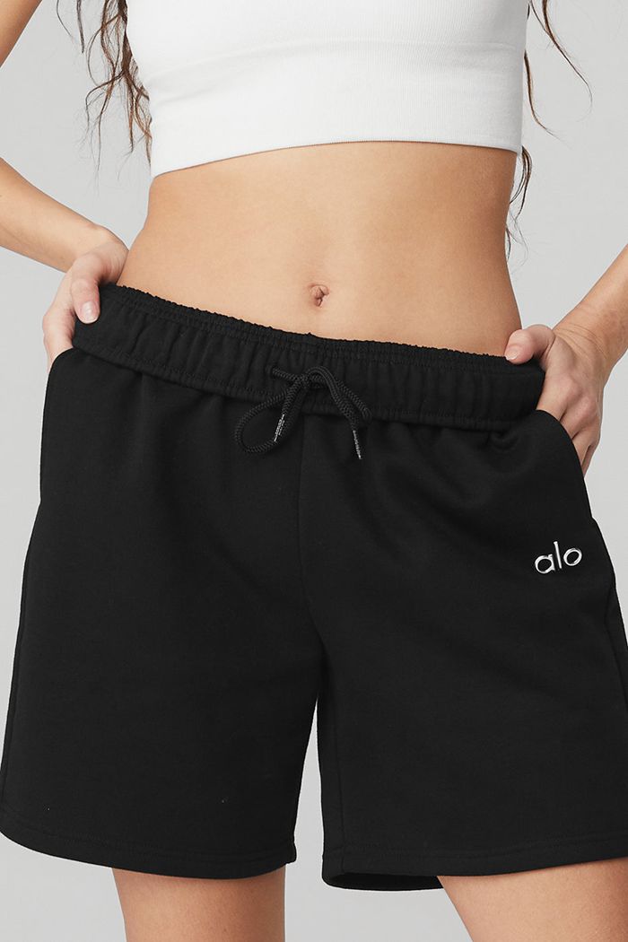 Short Alo Yoga Accolade Sweat Mujer Negros | 268714LYG