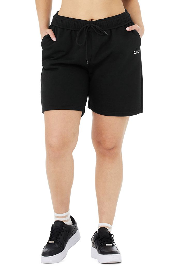 Short Alo Yoga Accolade Sweat Mujer Negros | 268714LYG