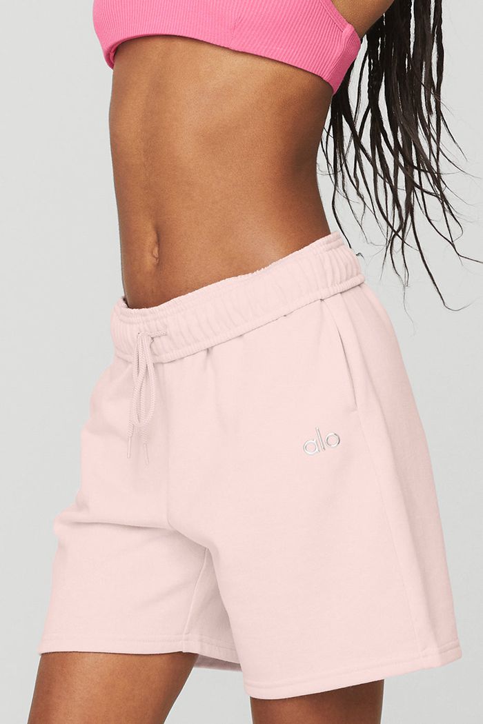 Short Alo Yoga Accolade Sweat Mujer Rosas | 342967ICE