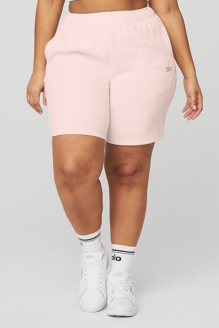 Short Alo Yoga Accolade Sweat Mujer Rosas | 342967ICE