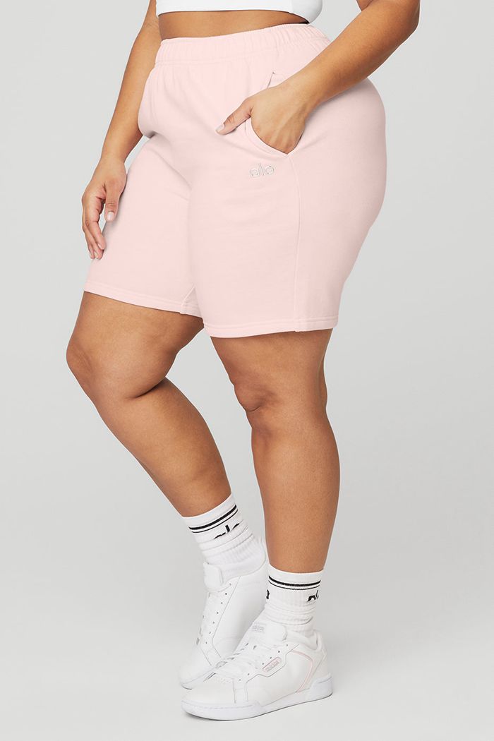 Short Alo Yoga Accolade Sweat Mujer Rosas | 342967ICE