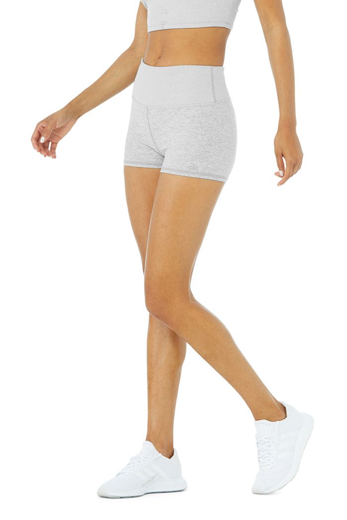 Short Alo Yoga Alosoft Aura Mujer Grises | 716902WPC