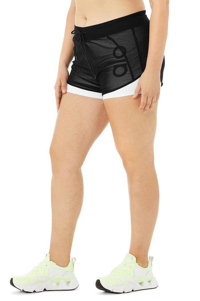Short Alo Yoga Ambience Mujer Blancos | 357162ZTW