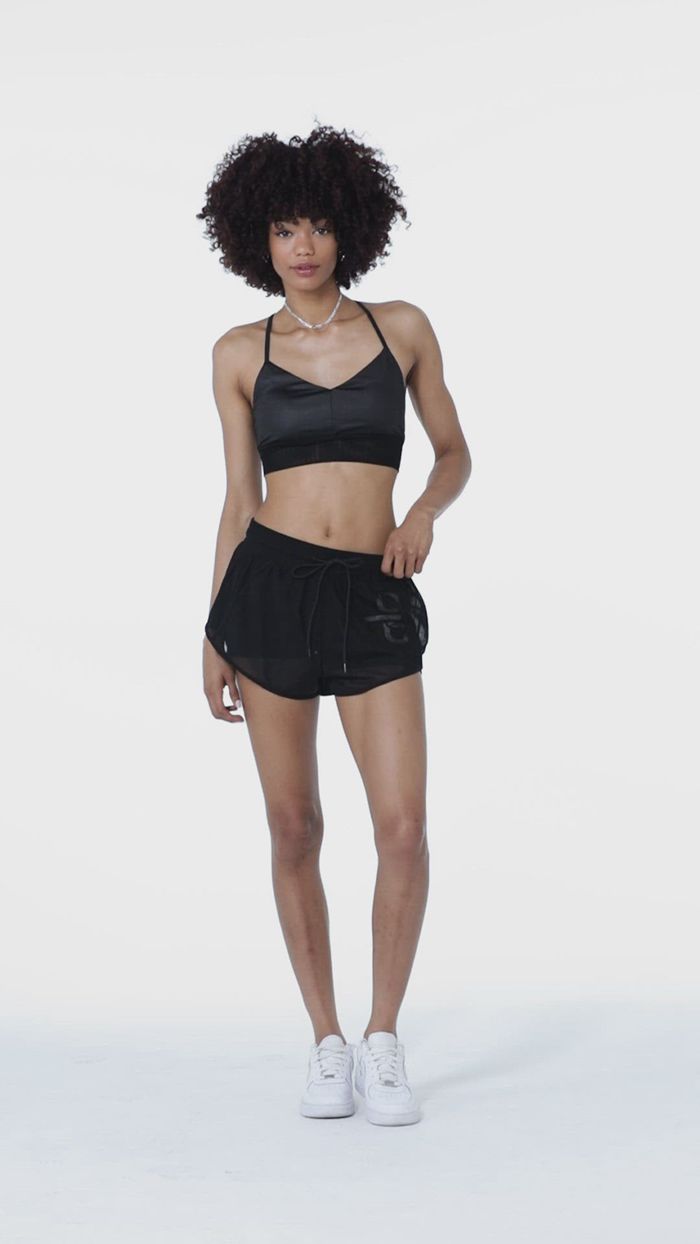 Short Alo Yoga Ambience Mujer Negros | 592706JPE