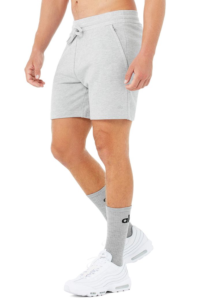 Short Alo Yoga Chill Hombre Grises | 069173KLU