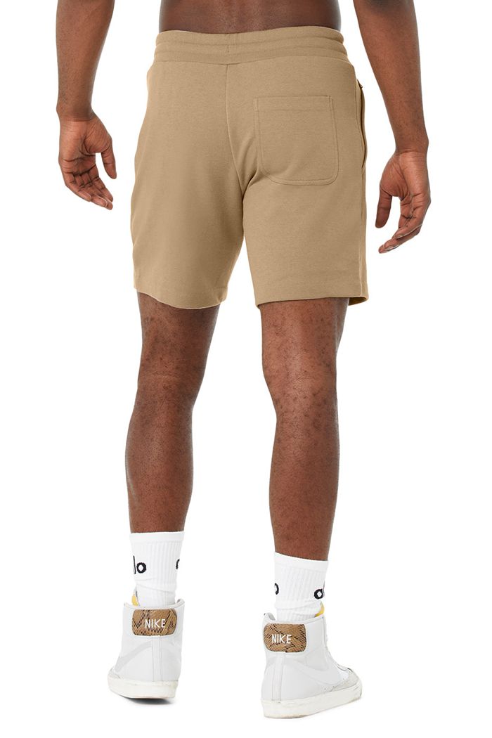 Short Alo Yoga Chill Hombre Marrom | 753620CUO