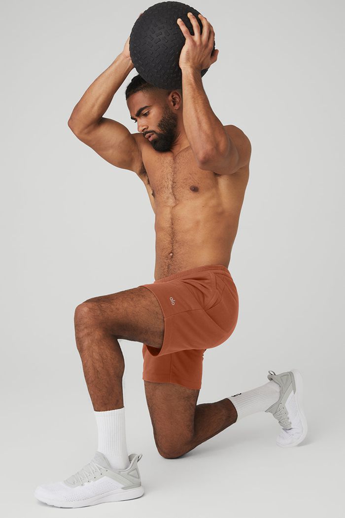 Short Alo Yoga Chill Hombre Rojos | 283694XPI