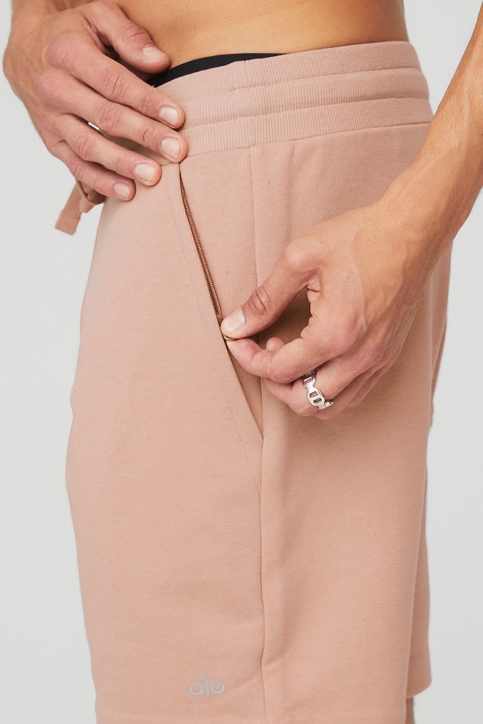 Short Alo Yoga Chill Hombre Rosas | 365701ZUG