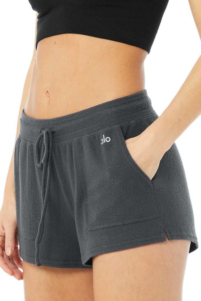 Short Alo Yoga Daze Mujer Grises Oscuro | 215983LKQ