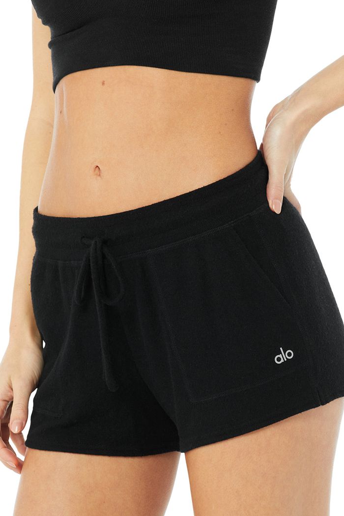 Short Alo Yoga Daze Mujer Negros | 128345IXY