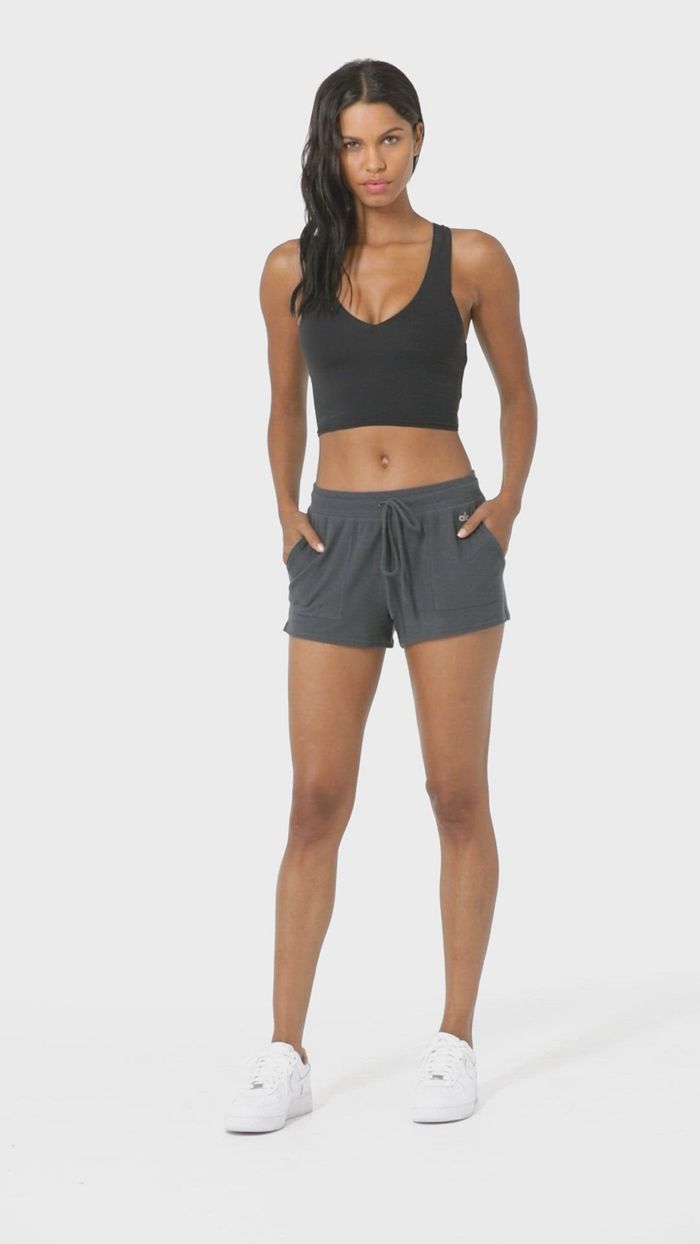 Short Alo Yoga Daze Mujer Verde Oliva | 854962QOF