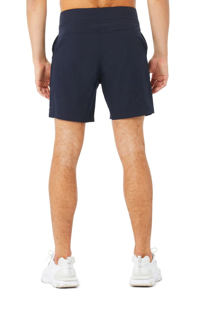 Short Alo Yoga Plow Board Hombre Negros | 874106FHE