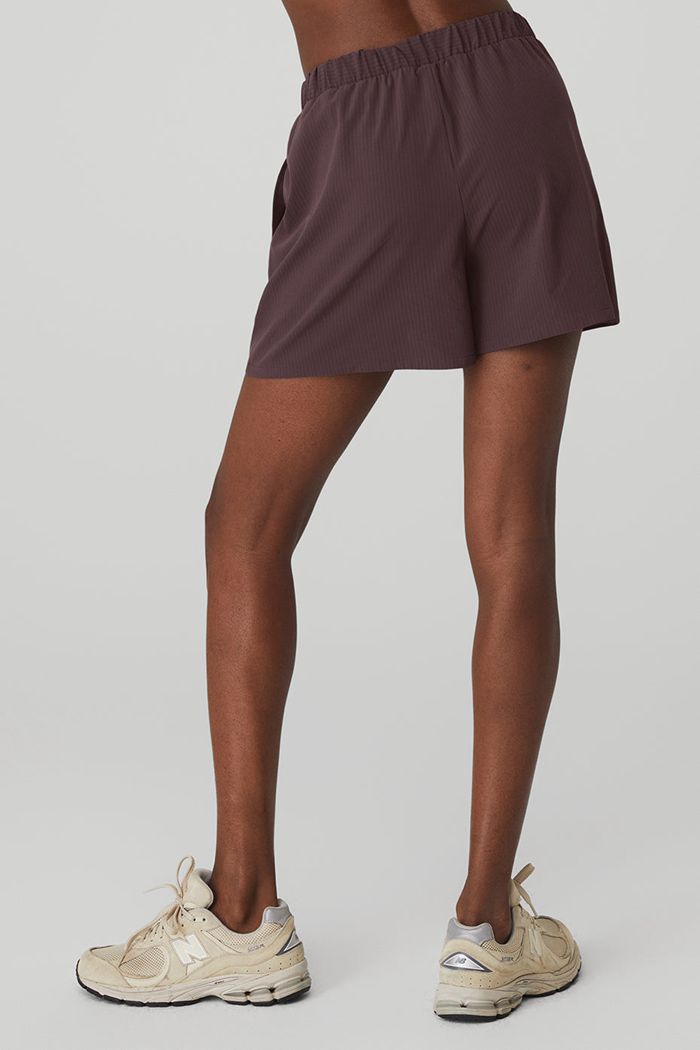 Short Alo Yoga Ready Set Mujer Negros | 453279SRO