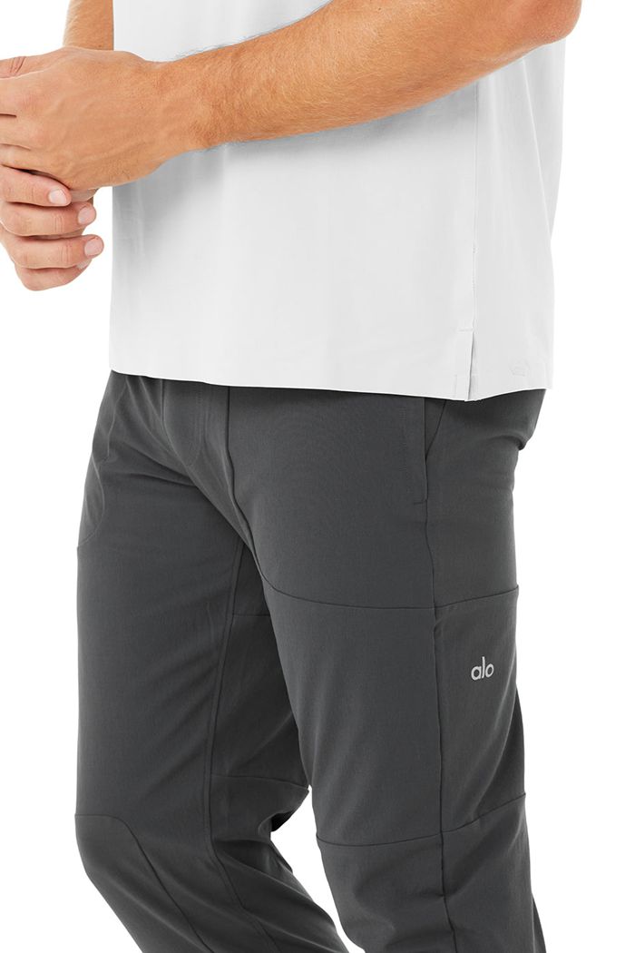Short Sleeve Alo Yoga Idol Performance Tee Hombre Blancos | 219730QUF