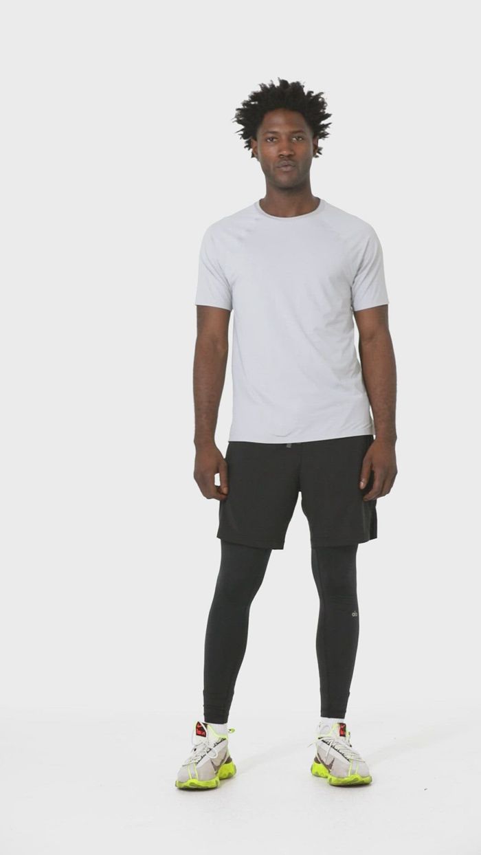 Short Sleeve Alo Yoga Idol Performance Tee Hombre Blancos | 219730QUF