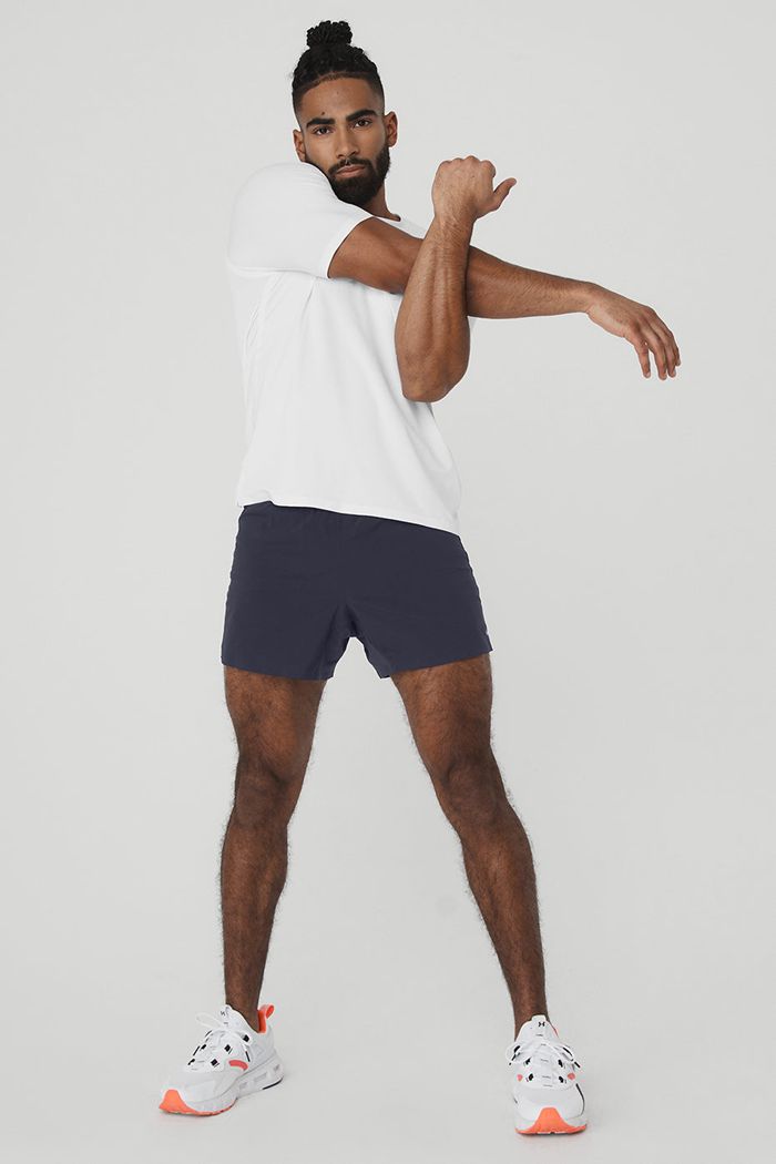 Short Sleeve Alo Yoga Idol Performance Tee Hombre Blancos | 419275OJV