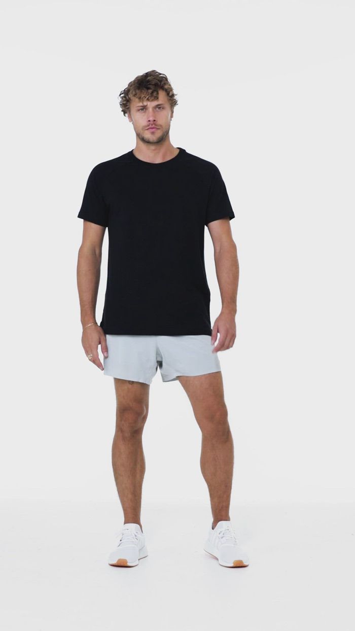 Short Sleeve Alo Yoga The Triumph Crew Neck Tee Hombre Azules | 174506UQW
