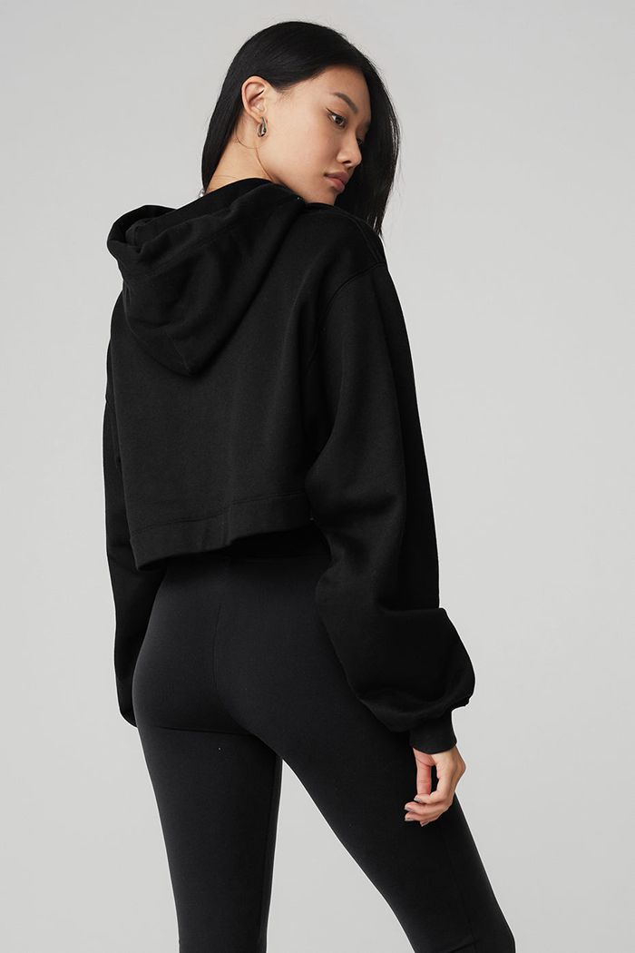 Sudadera Con Capucha Alo Yoga Bae Mujer Negros | 174065KPZ