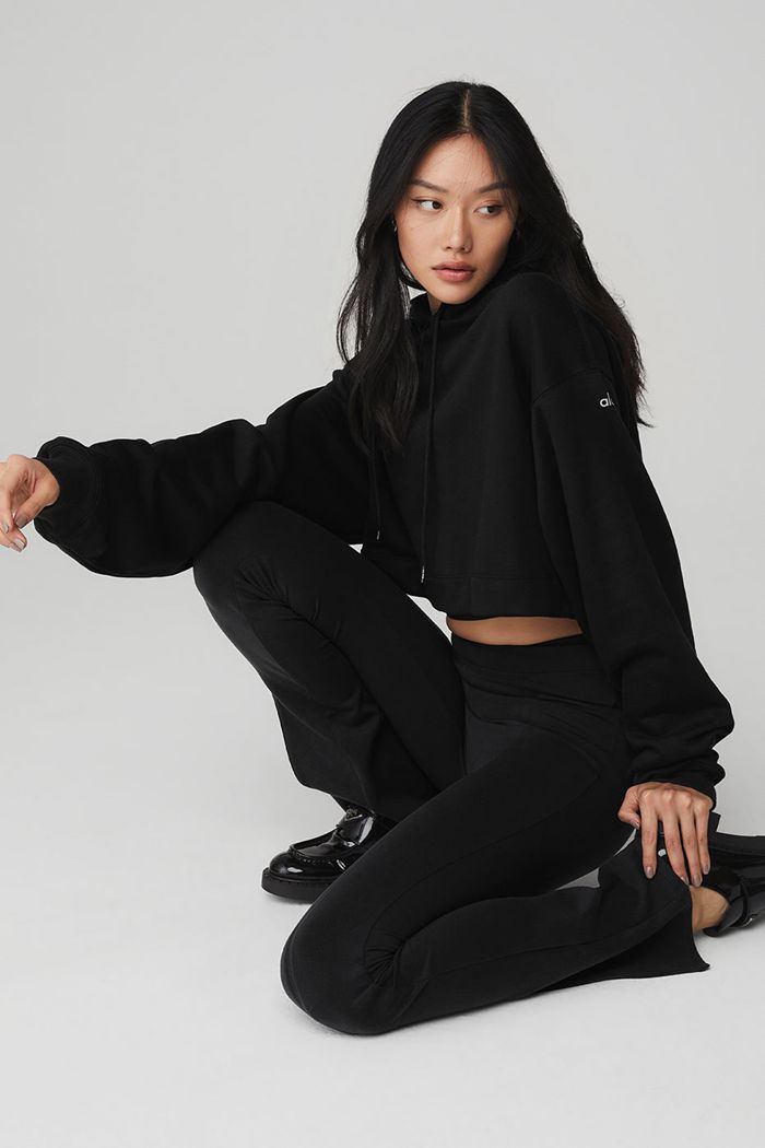Sudadera Con Capucha Alo Yoga Bae Mujer Negros | 174065KPZ