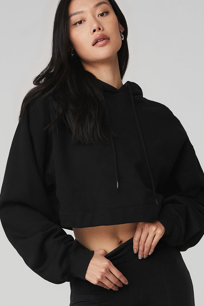 Sudadera Con Capucha Alo Yoga Bae Mujer Negros | 174065KPZ