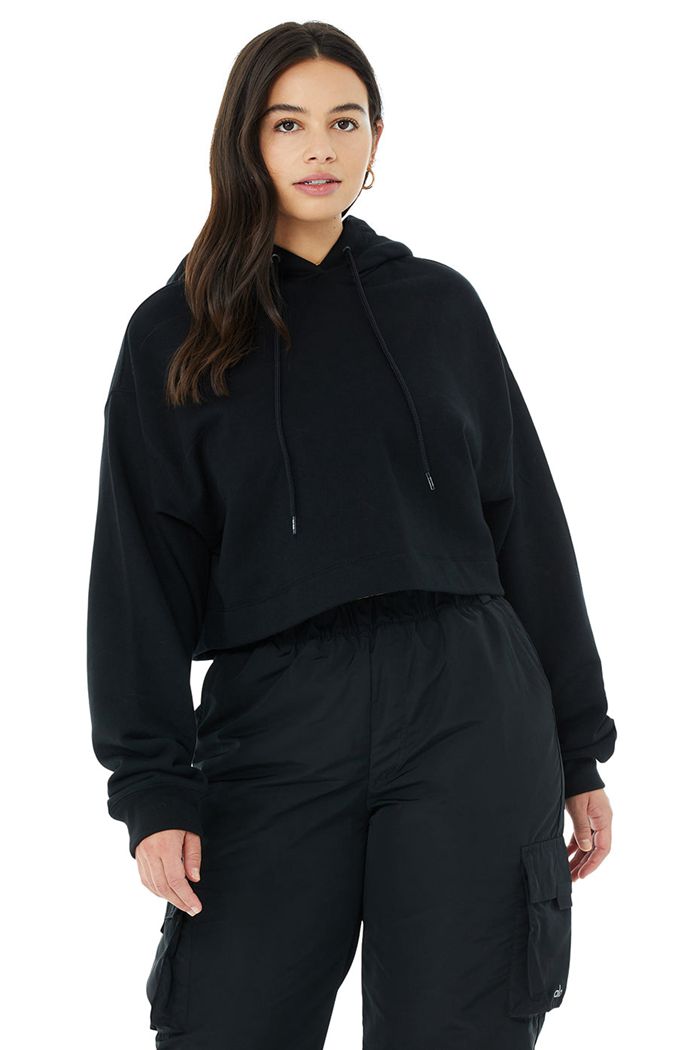 Sudadera Con Capucha Alo Yoga Bae Mujer Negros | 174065KPZ