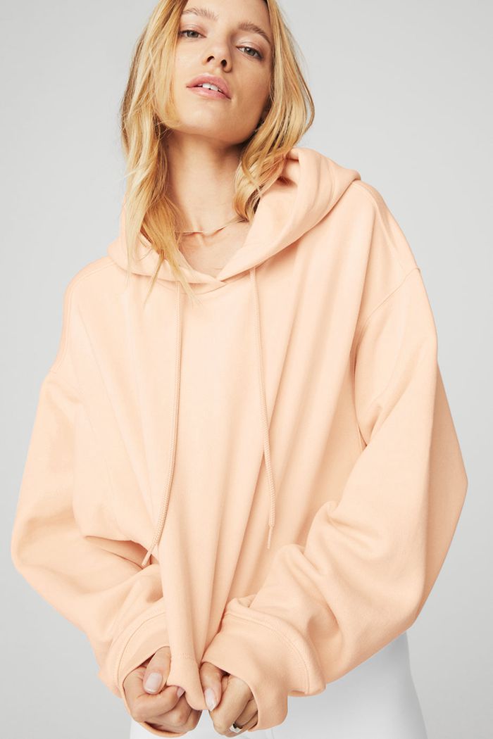 Sudadera Con Capucha Alo Yoga Bae Mujer Beige | 792038NWF