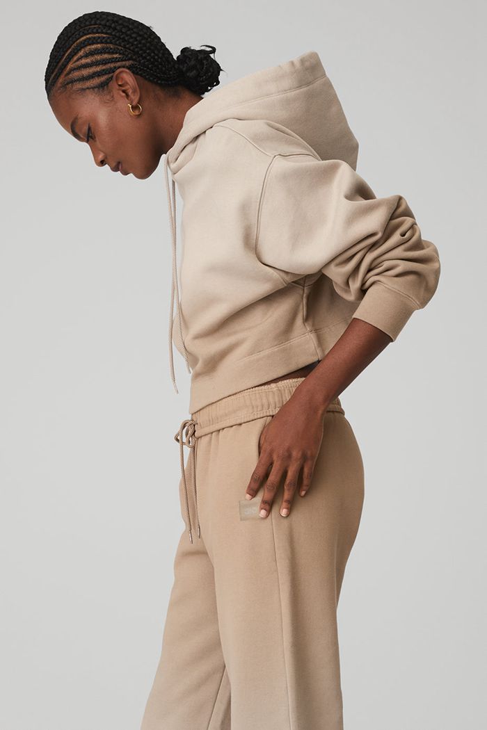 Sudadera Con Capucha Alo Yoga Ombre Bae Mujer Beige | 439076ITR