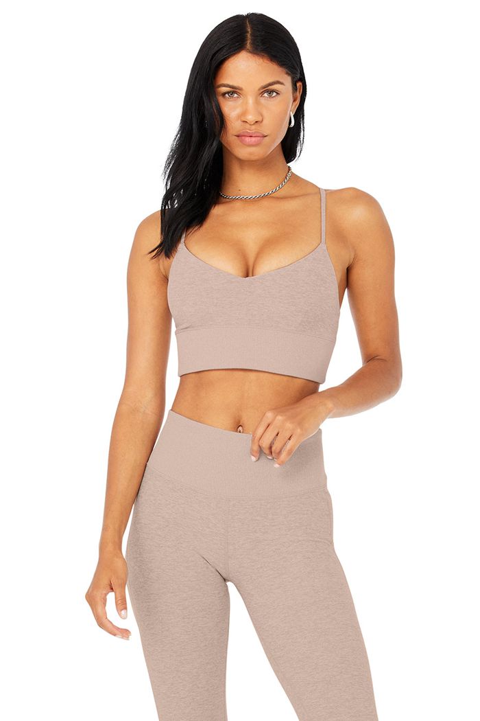 Sujetadores Alo Yoga Alosoft Lavish Mujer Rosas | 491586ZUG